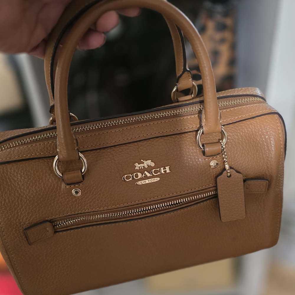 Coach Tan Leather Tote